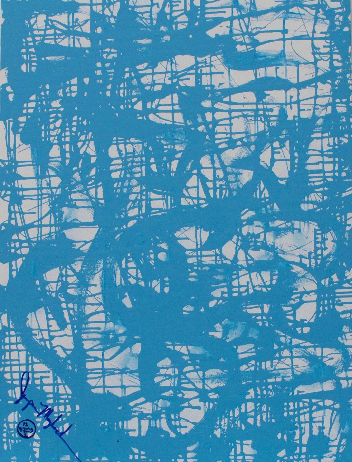 Azure Awakening - Original Painting - Jumper Maybach