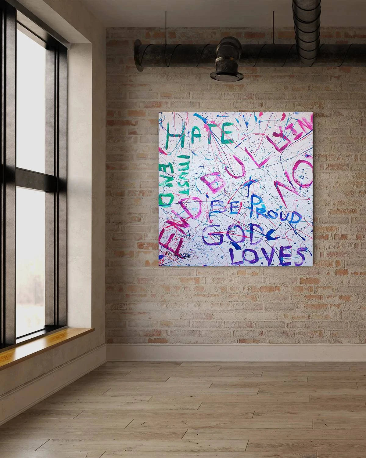 Be Proud #1 (Print on Canvas) - Jumper Maybach