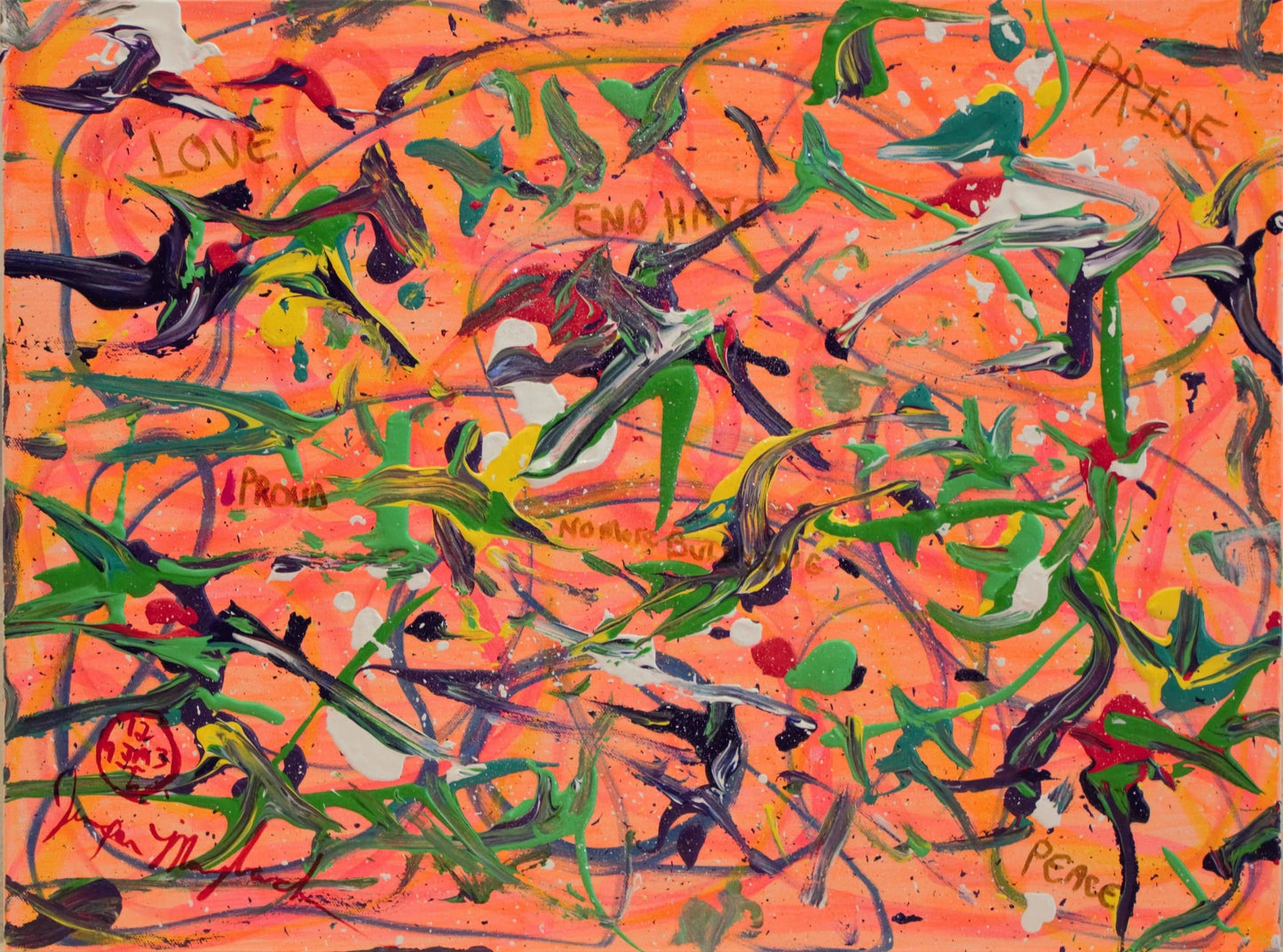 Be Proud #3 (Print on Canvas) - Jumper Maybach