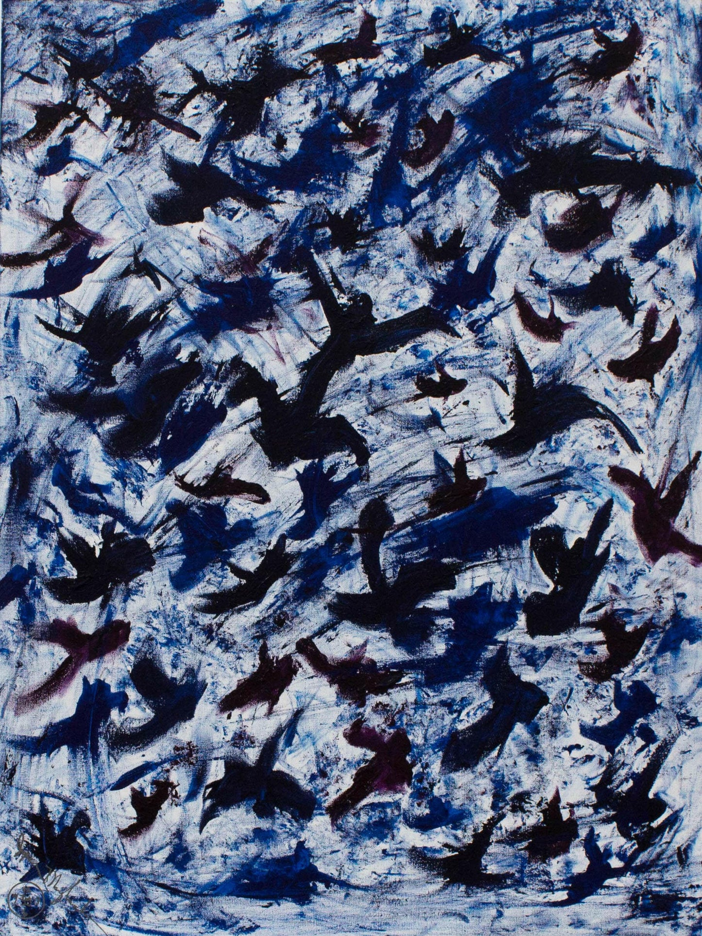 Blue Angels - Original Painting - Jumper Maybach