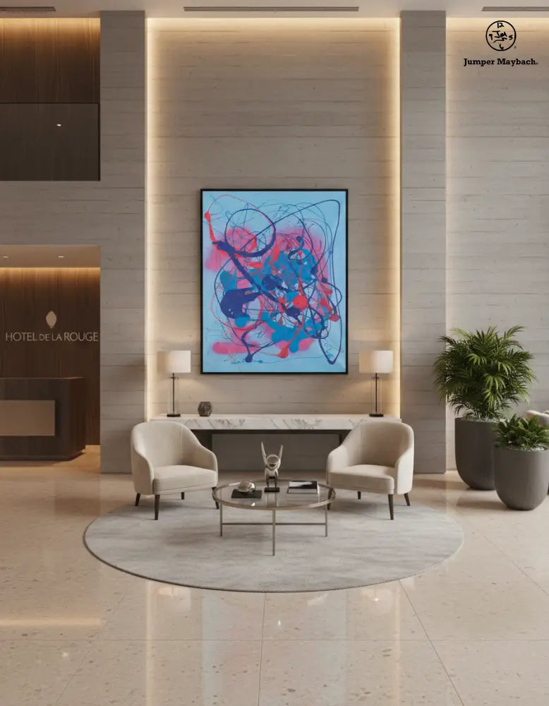 Blue Cosmo - Original Painting - Jumper Maybach