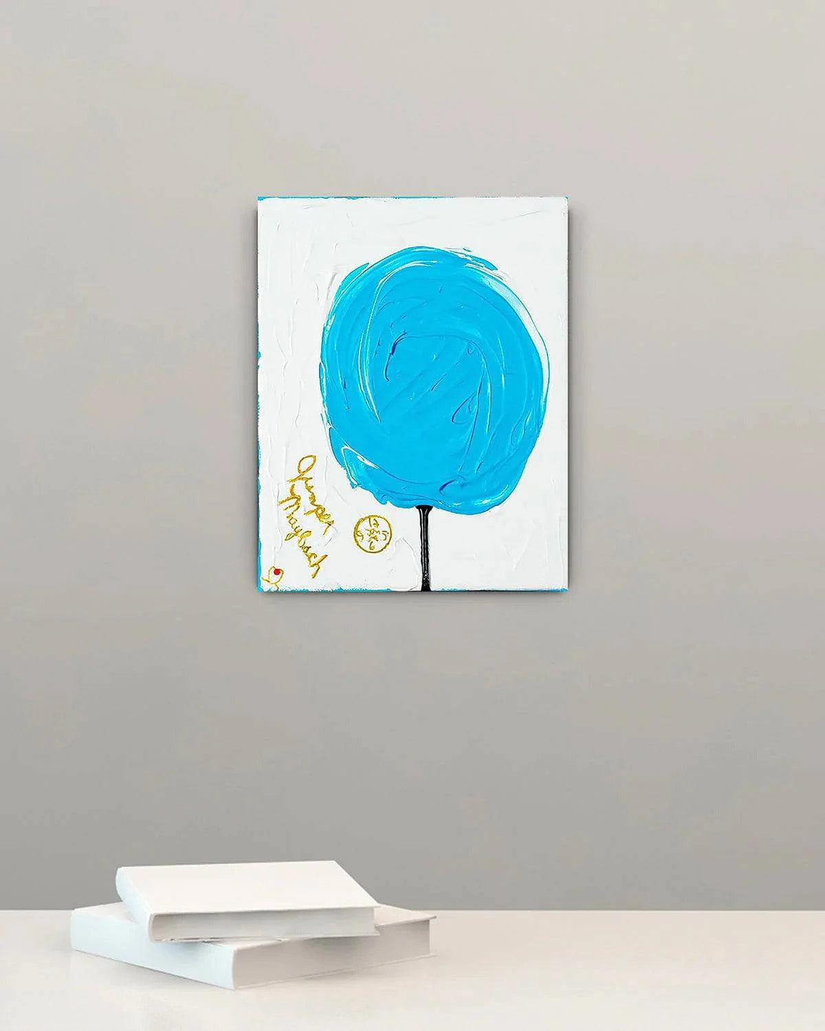 Blue Cotton Candy - Original Painting - Jumper Maybach