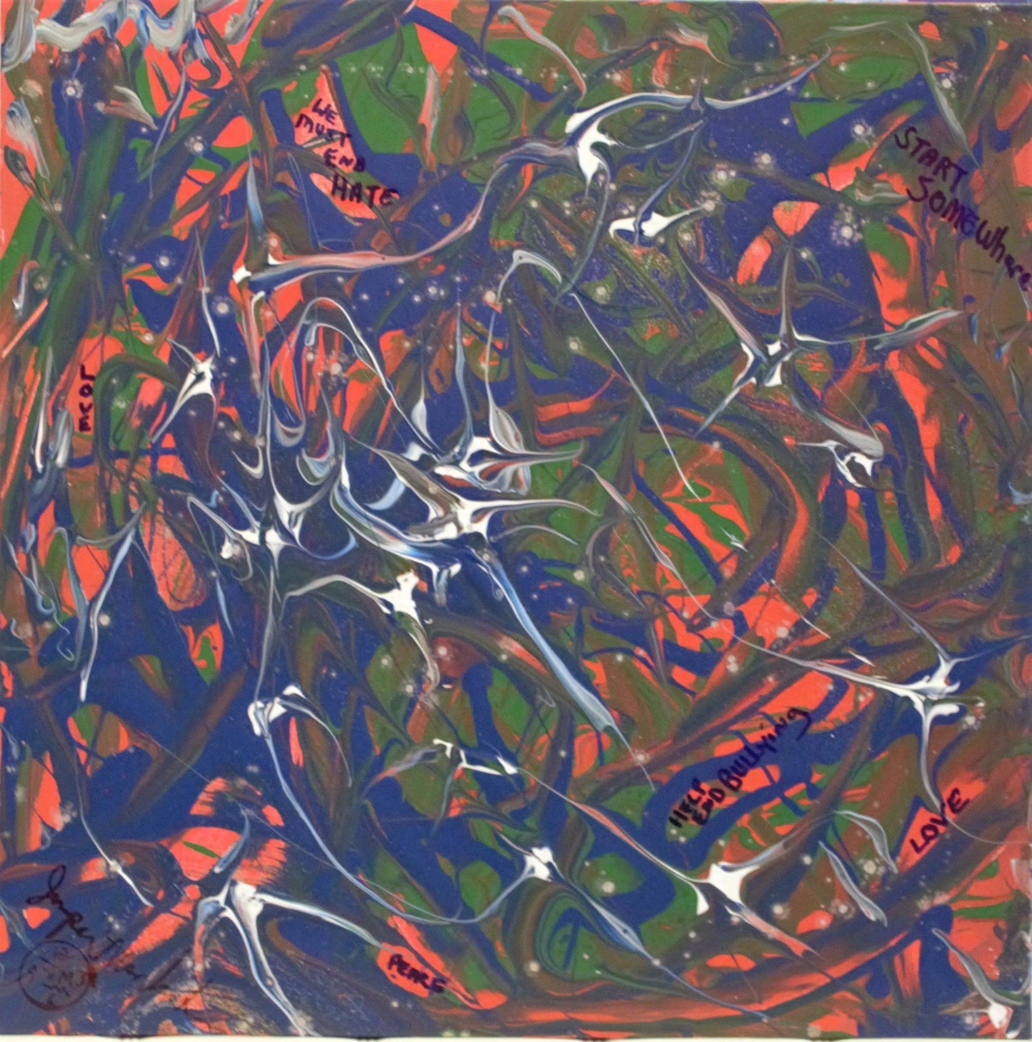 Blue Fields (Print on Canvas) - Jumper Maybach