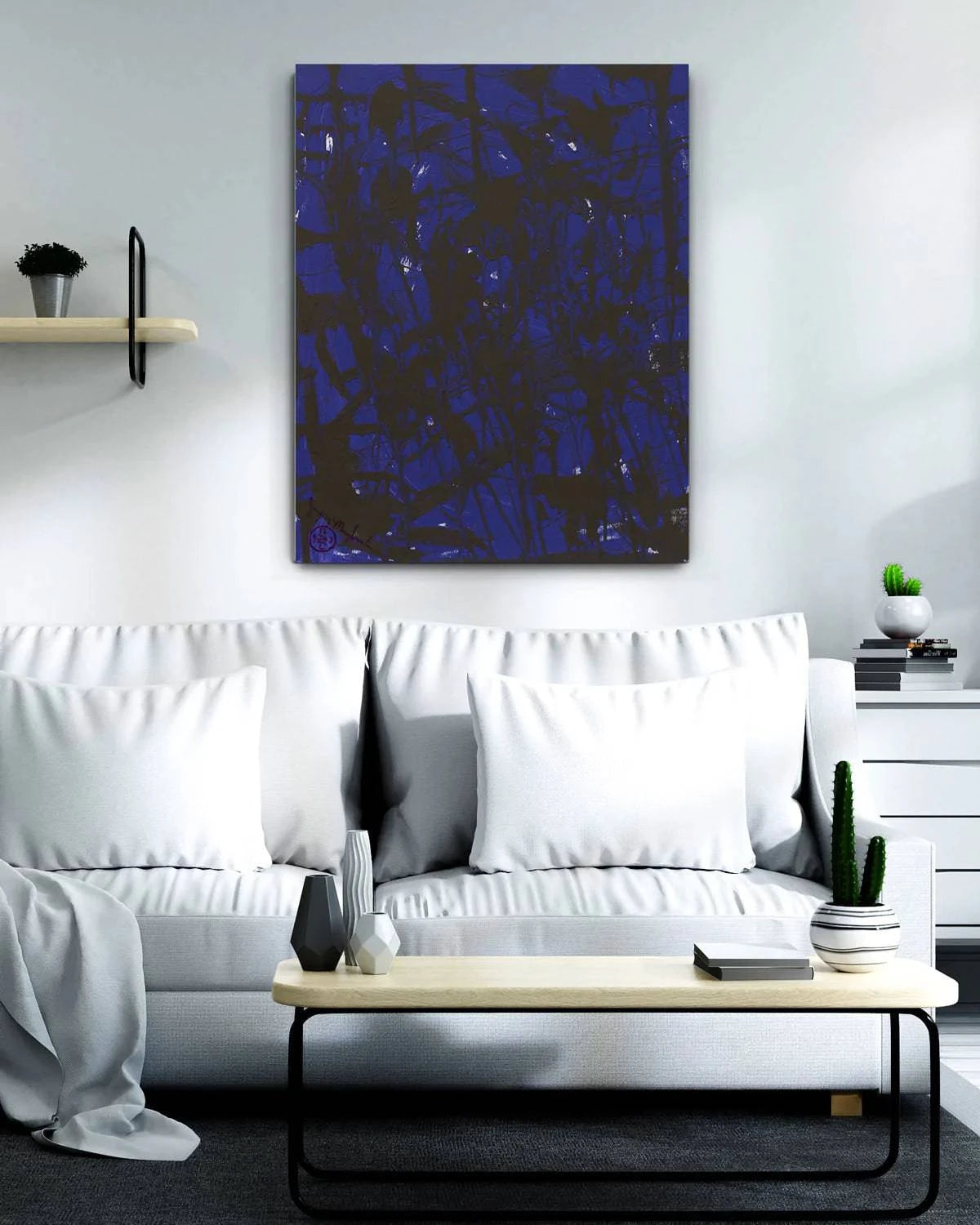 Blue Nights - Original Painting - Jumper Maybach