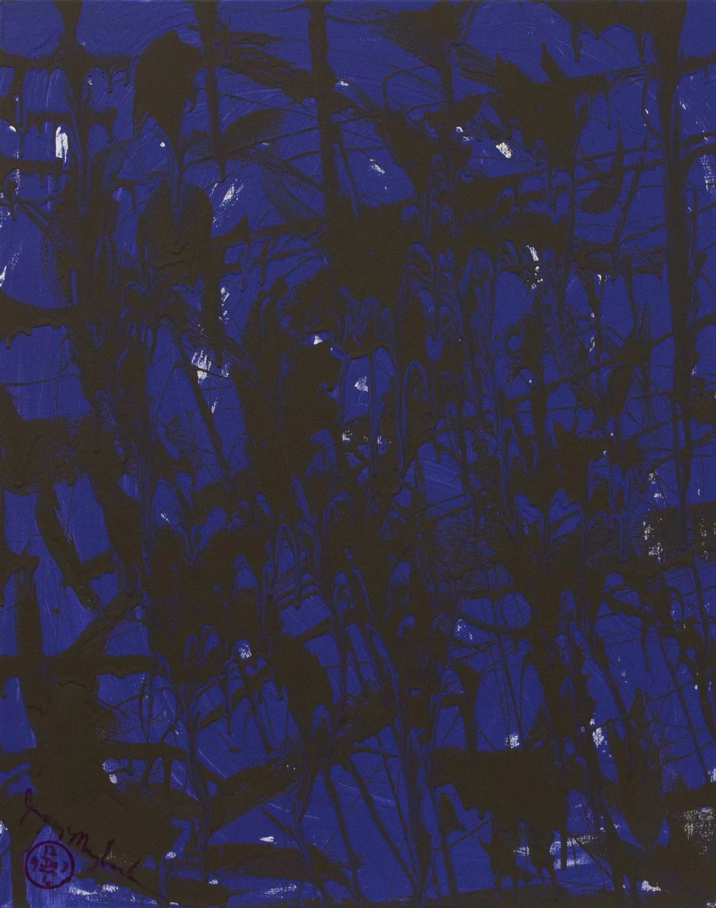 Blue Nights - Original Painting - Jumper Maybach