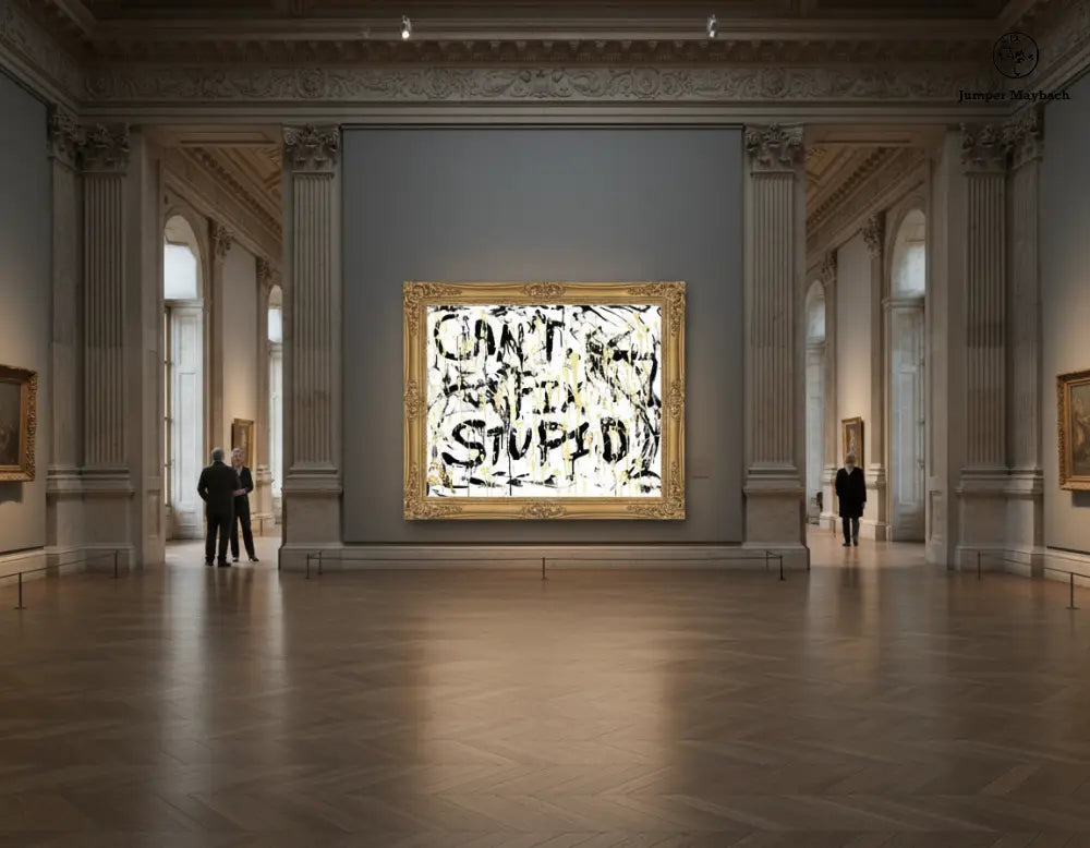 Can't Fix Stupid - Original Painting - Jumper Maybach