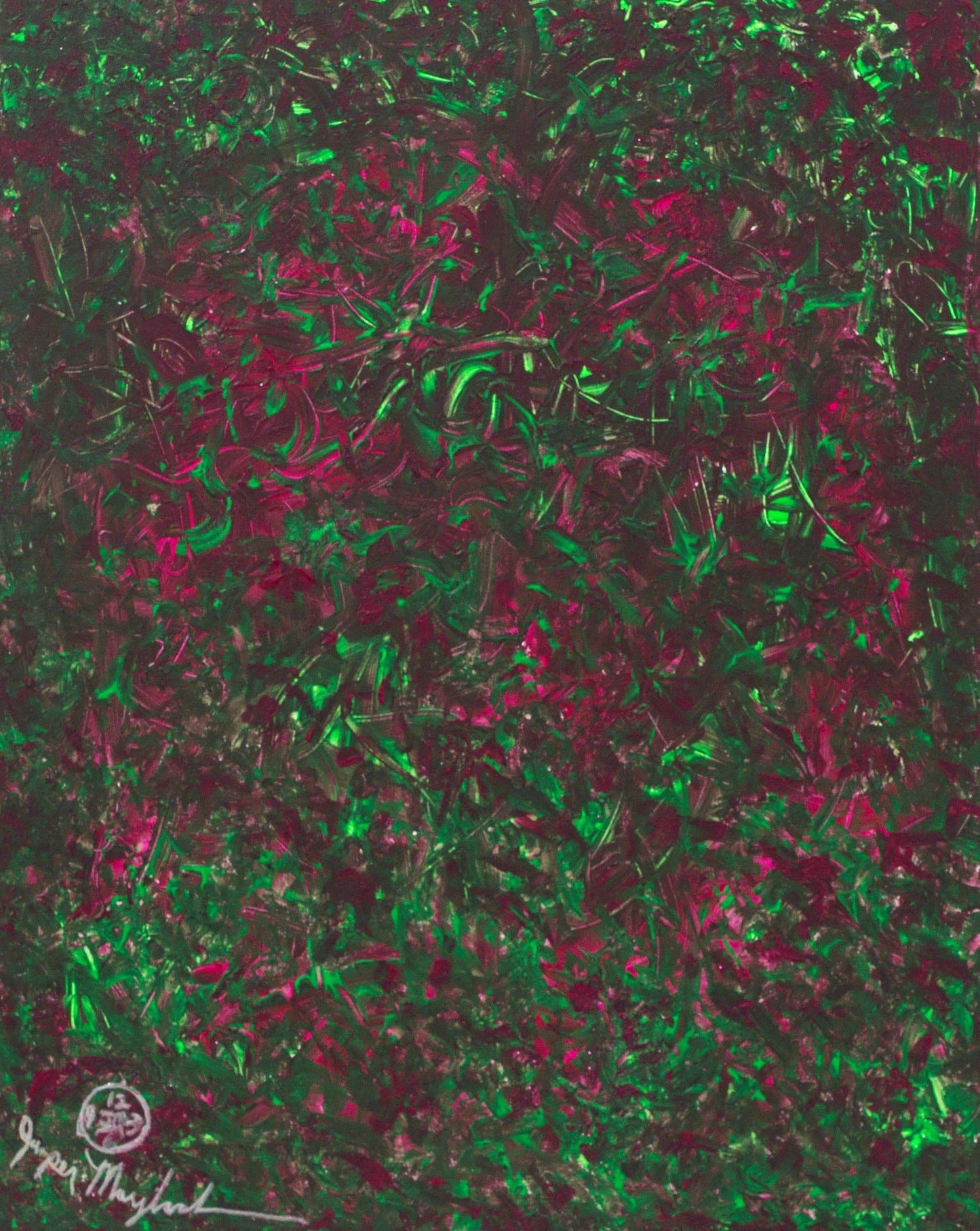 Cherry Raspberry Fields - Original Painting - Jumper Maybach