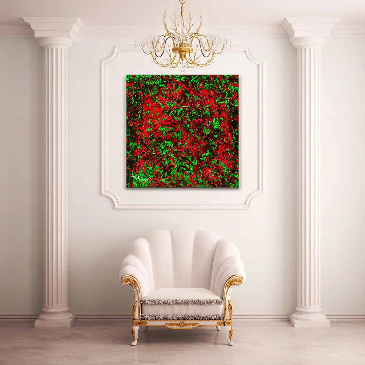 Cherry Raspberry Fields (Embellished-Hand Signed by the Artist) - Jumper Maybach