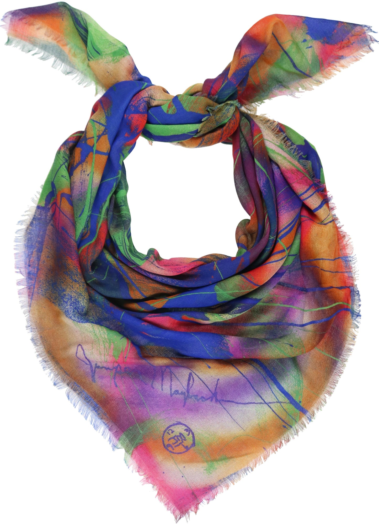 Jumper Maybach X FRAAS Chromatic 1 Recycled Polyester Square Scarf 2
