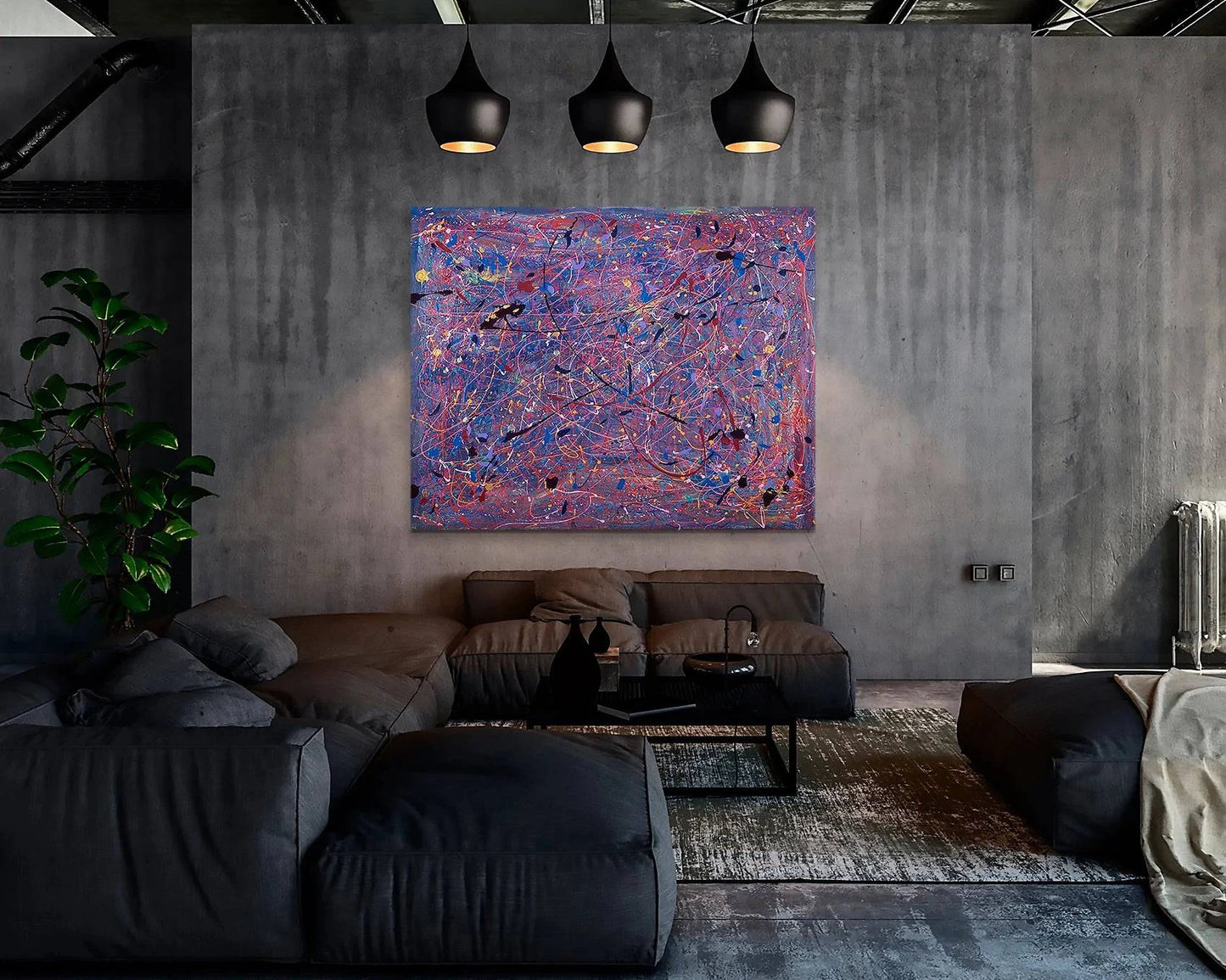 Clown Purple Haze - Original Painting - Jumper Maybach