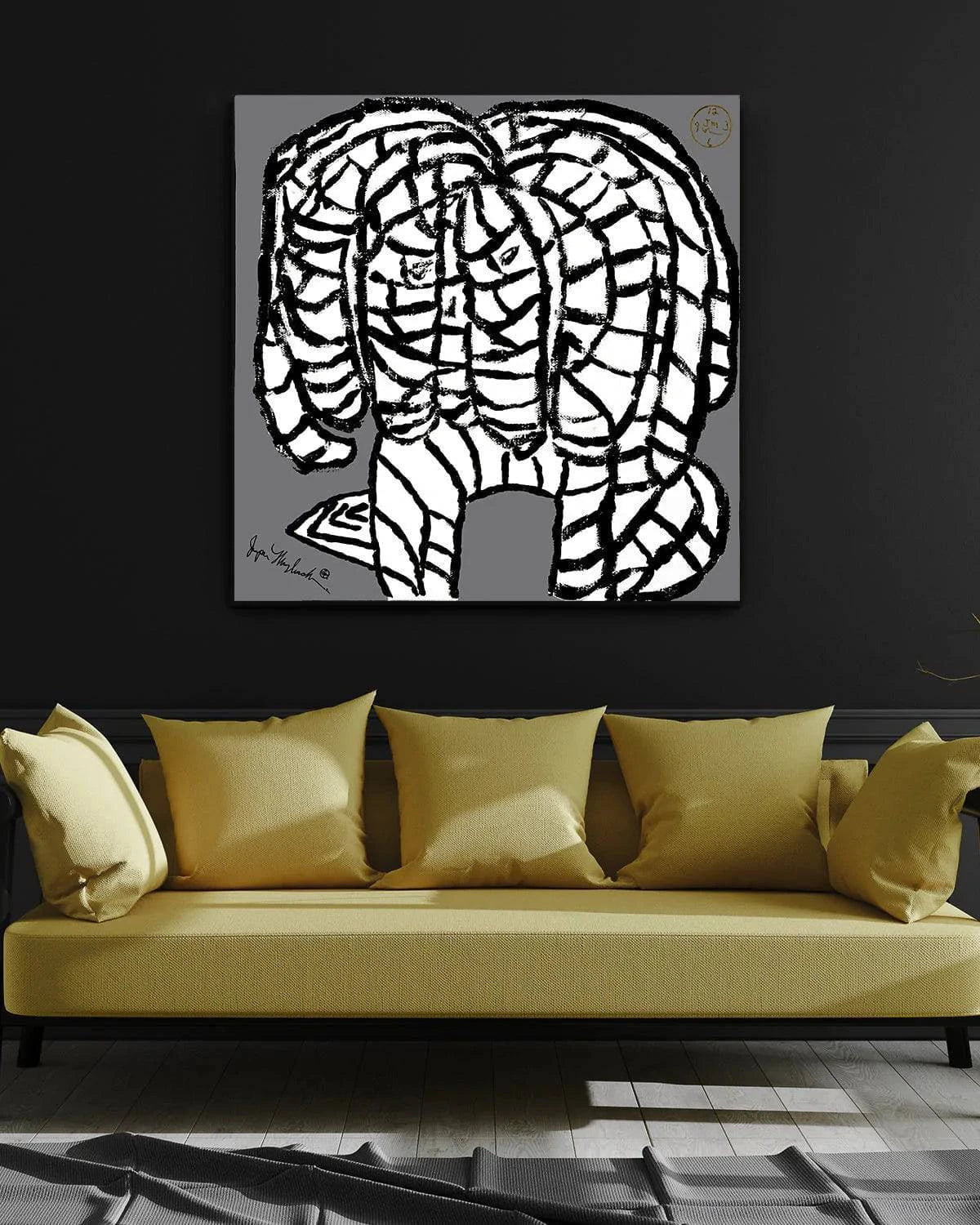 Original Print Elephant by Jumper Maybach 2