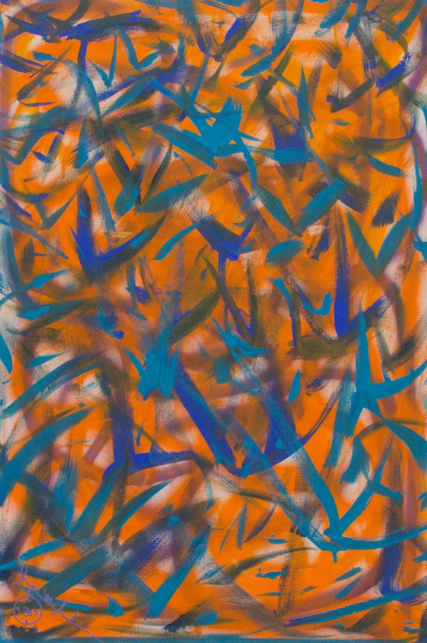 Falling in Flight - Original Painting - Jumper Maybach