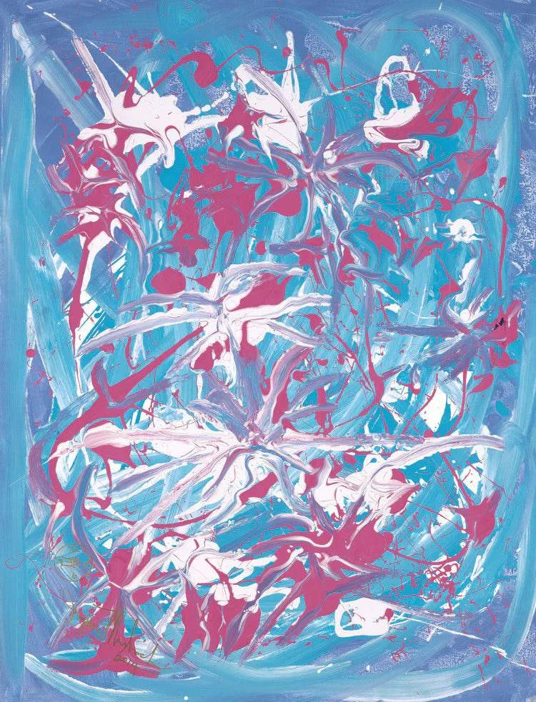 Flowers In The Universe (Print on Canvas) - Jumper Maybach