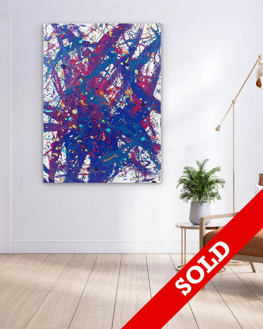 From Darkness to Light #5 - Original Painting - SOLD - Jumper Maybach