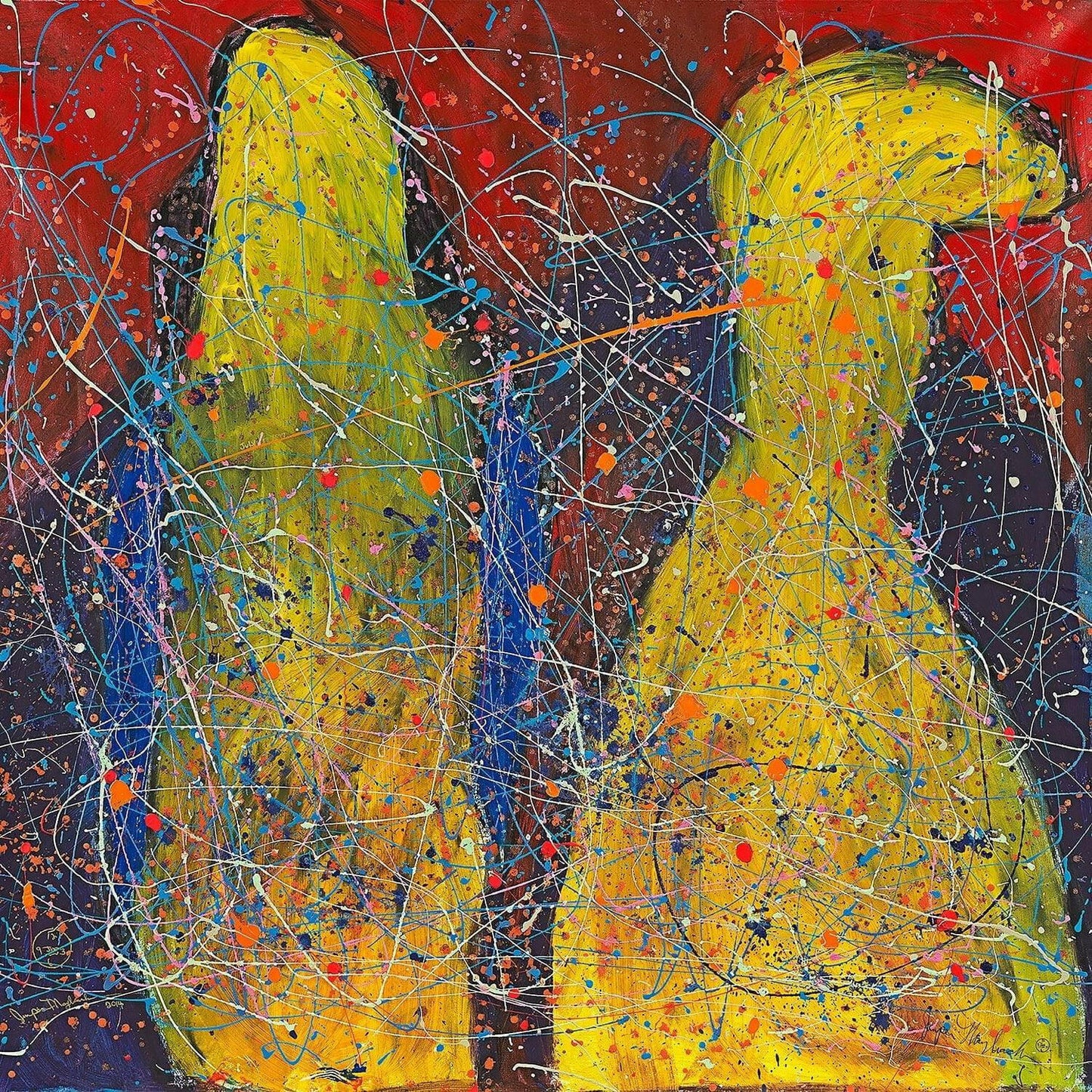 Ghosts of the Plague (Print on Canvas) - Jumper Maybach