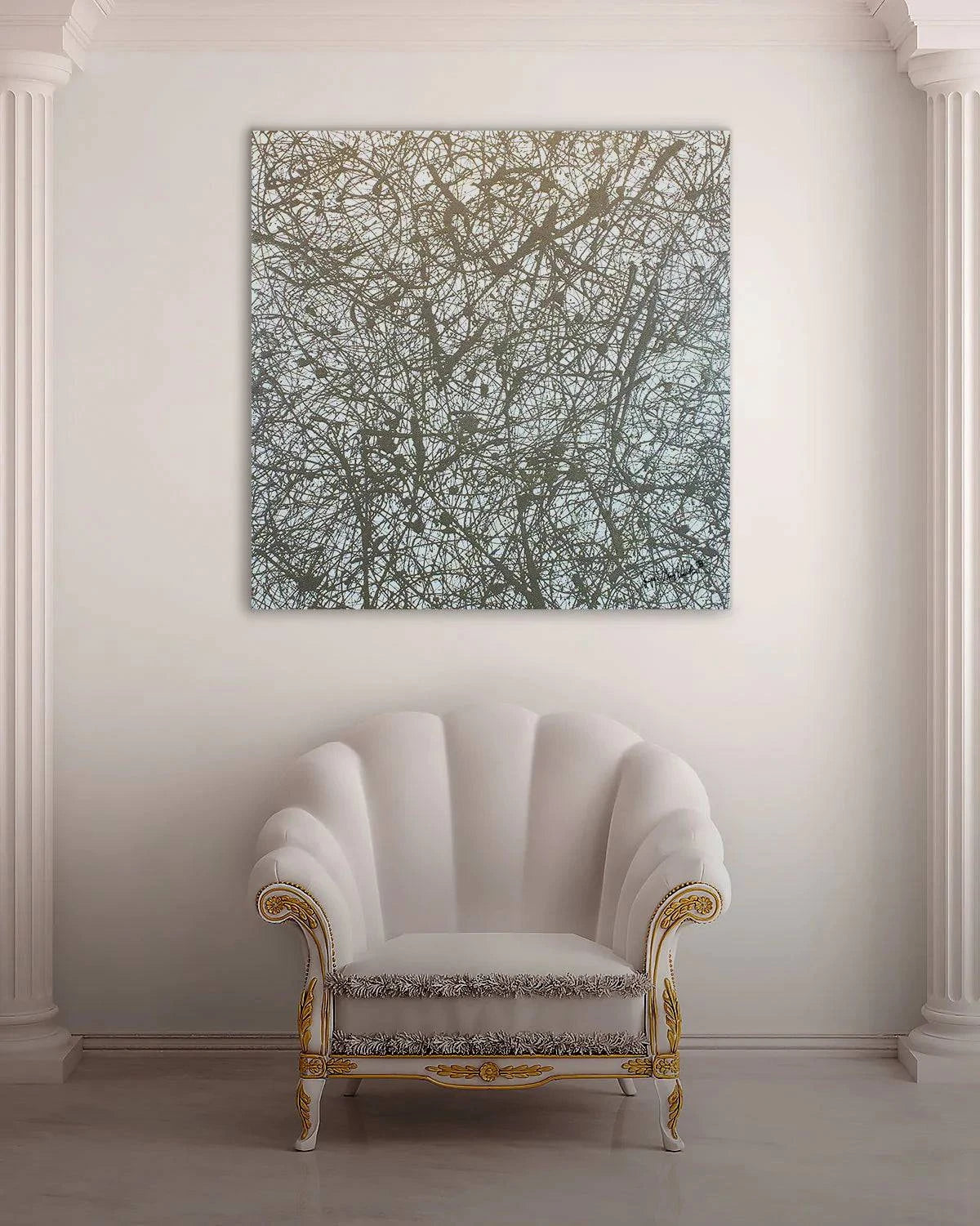 Gold Galaxy (Print on Canvas) - Jumper Maybach