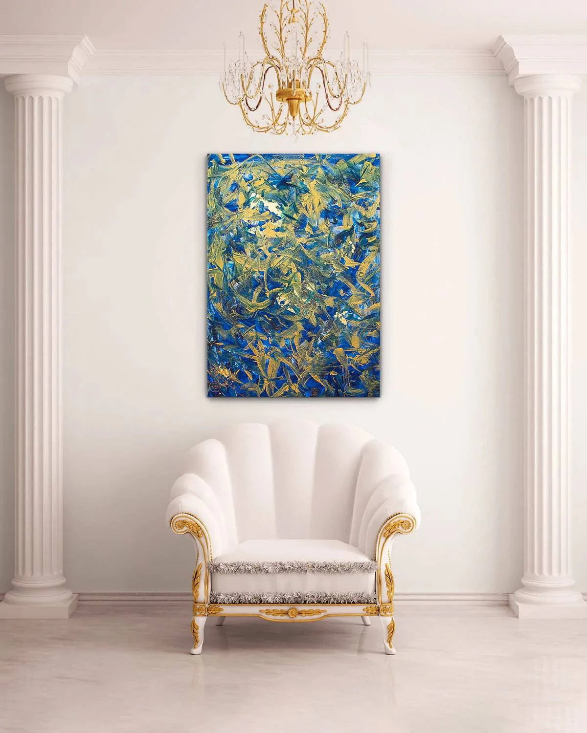 Golden Chance - Original Painting - Jumper Maybach