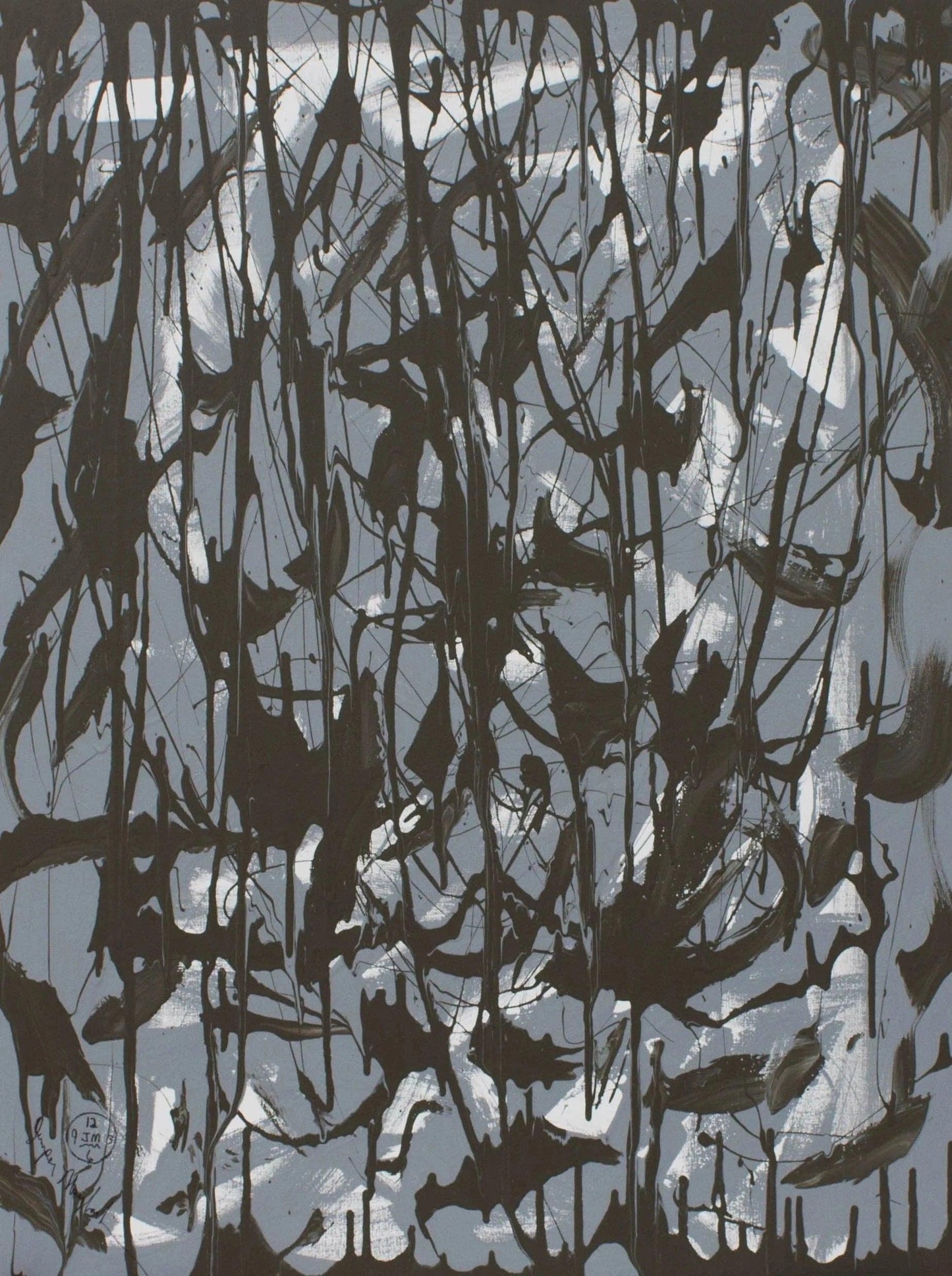 Gray Mood - Original Painting - Jumper Maybach