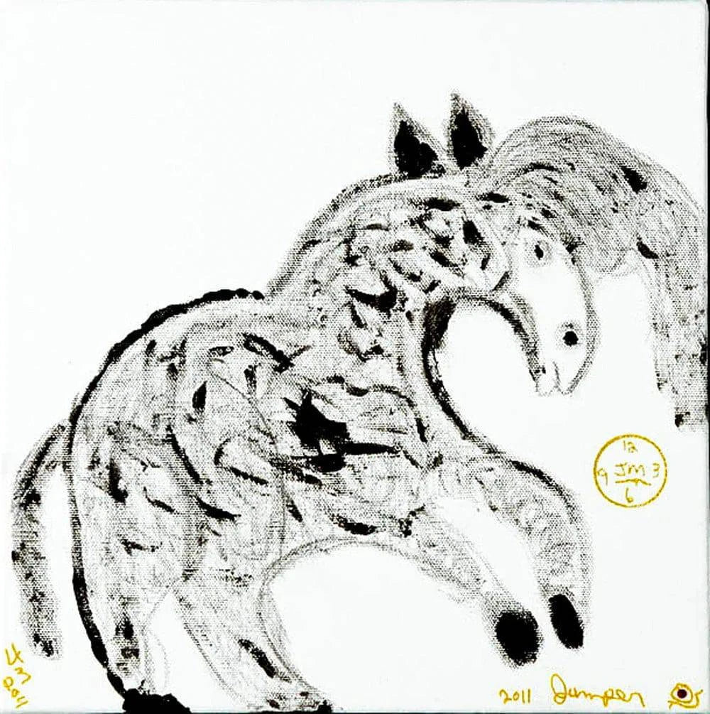 Horse - Original Painting - Jumper Maybach