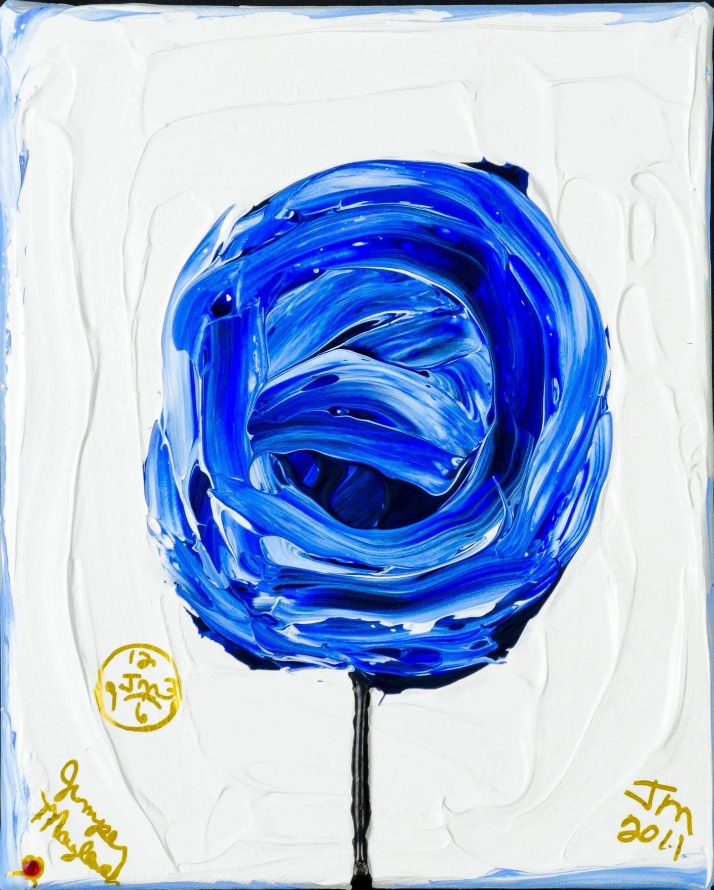 Blueberry Cotton Candy - Original Painting - Jumper Maybach