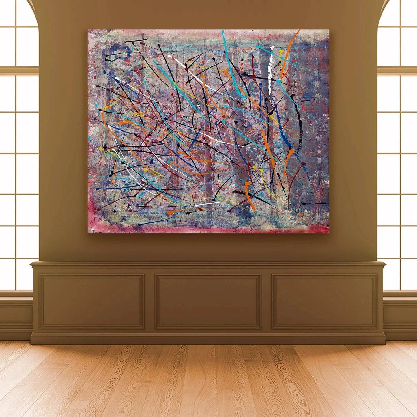 Jumper’s Lake in Venice - Original Painting - Jumper Maybach