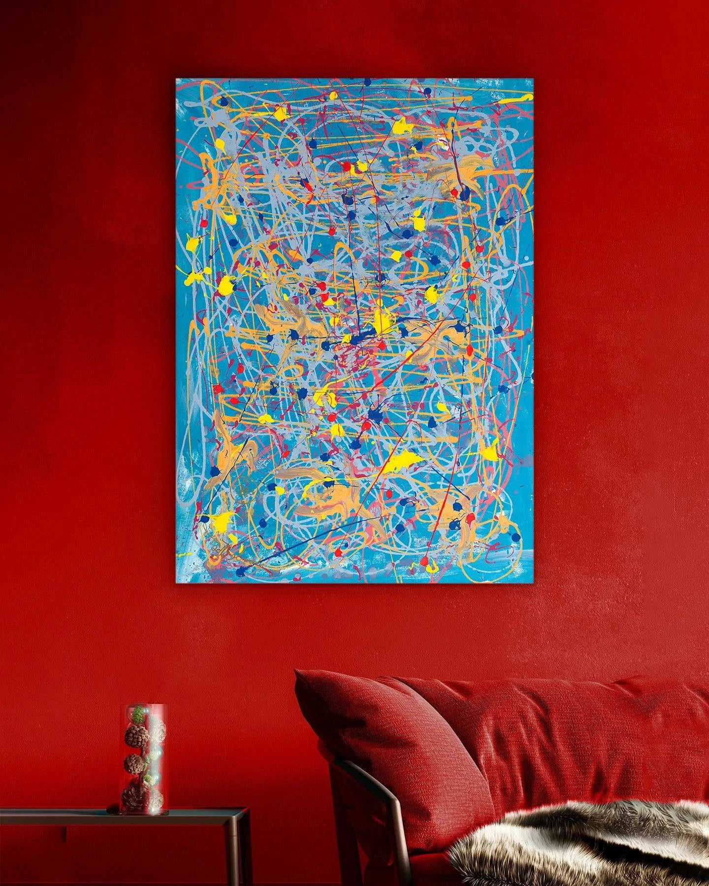 Orange Swirl - Original Painting - Jumper Maybach