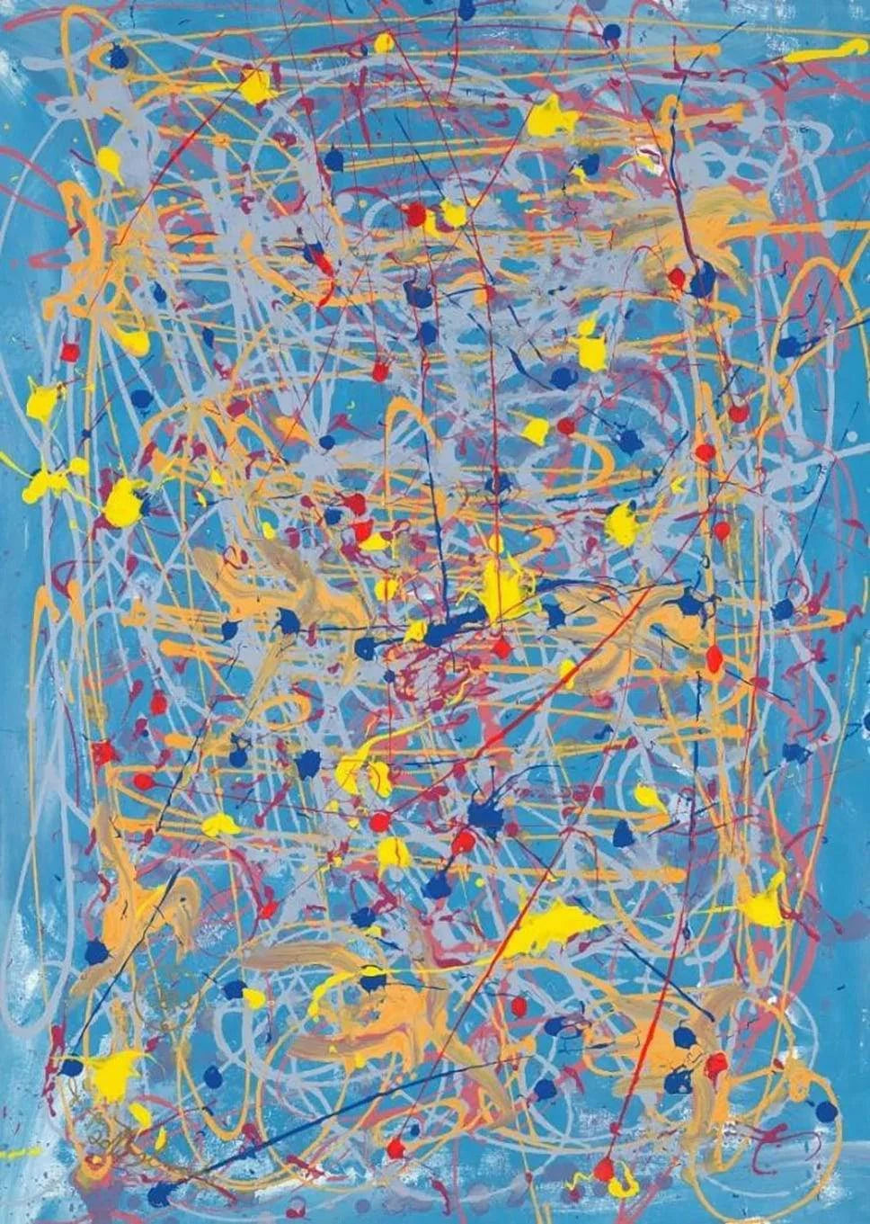 Orange Swirl - Original Painting - Jumper Maybach