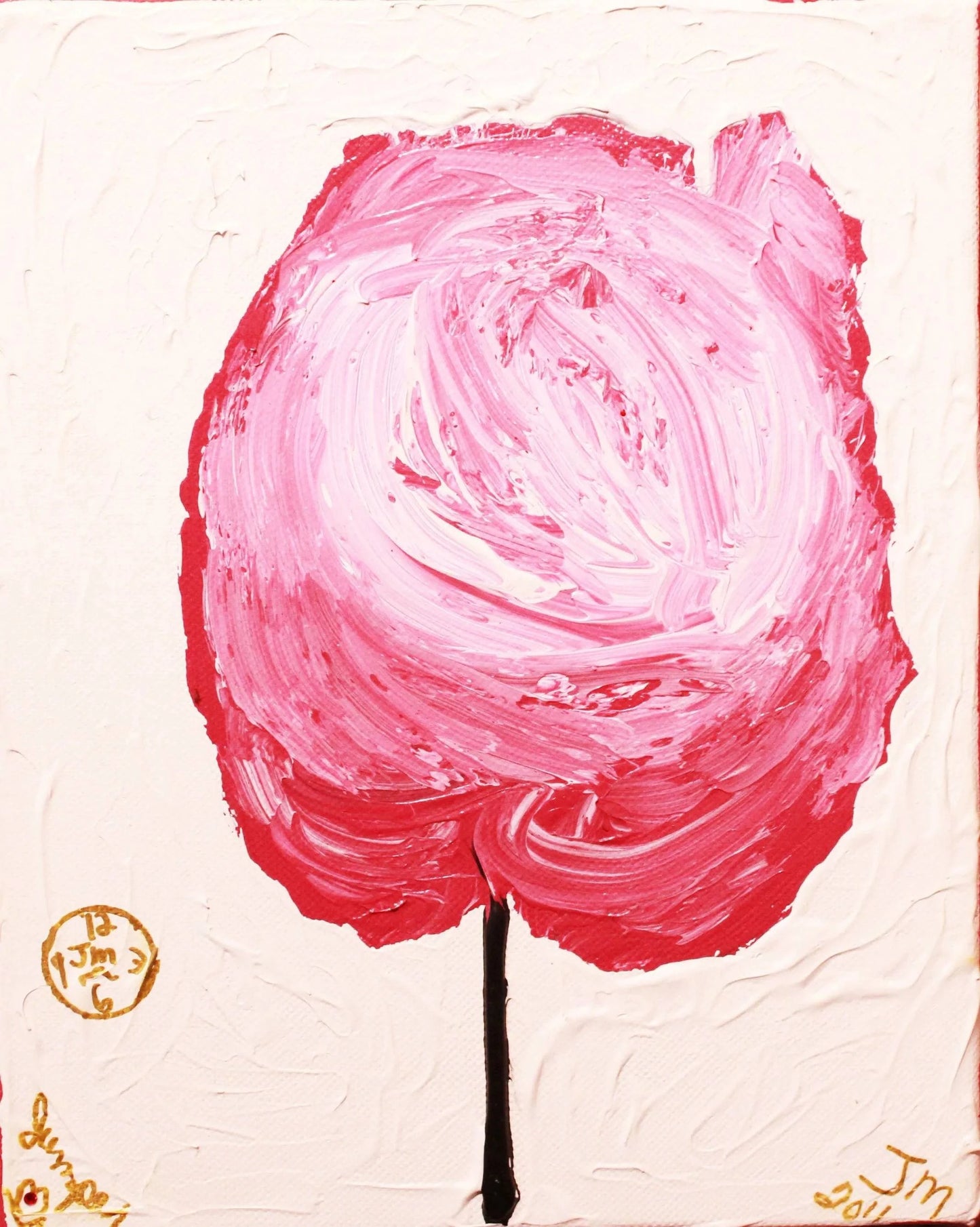 Pink Cotton Candy - Original Painting - Jumper Maybach
