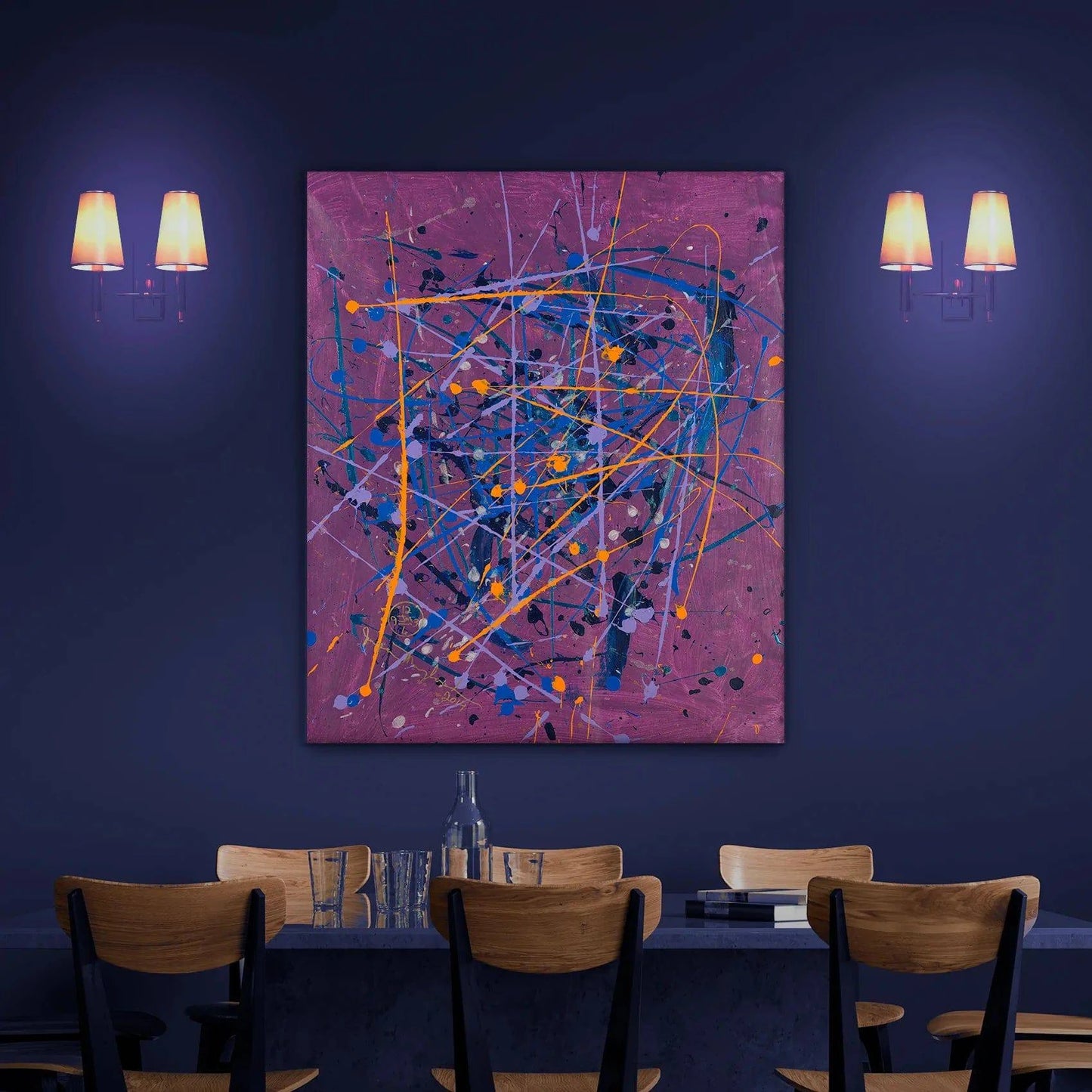 Plum Universe #1 - Original Painting - Jumper Maybach
