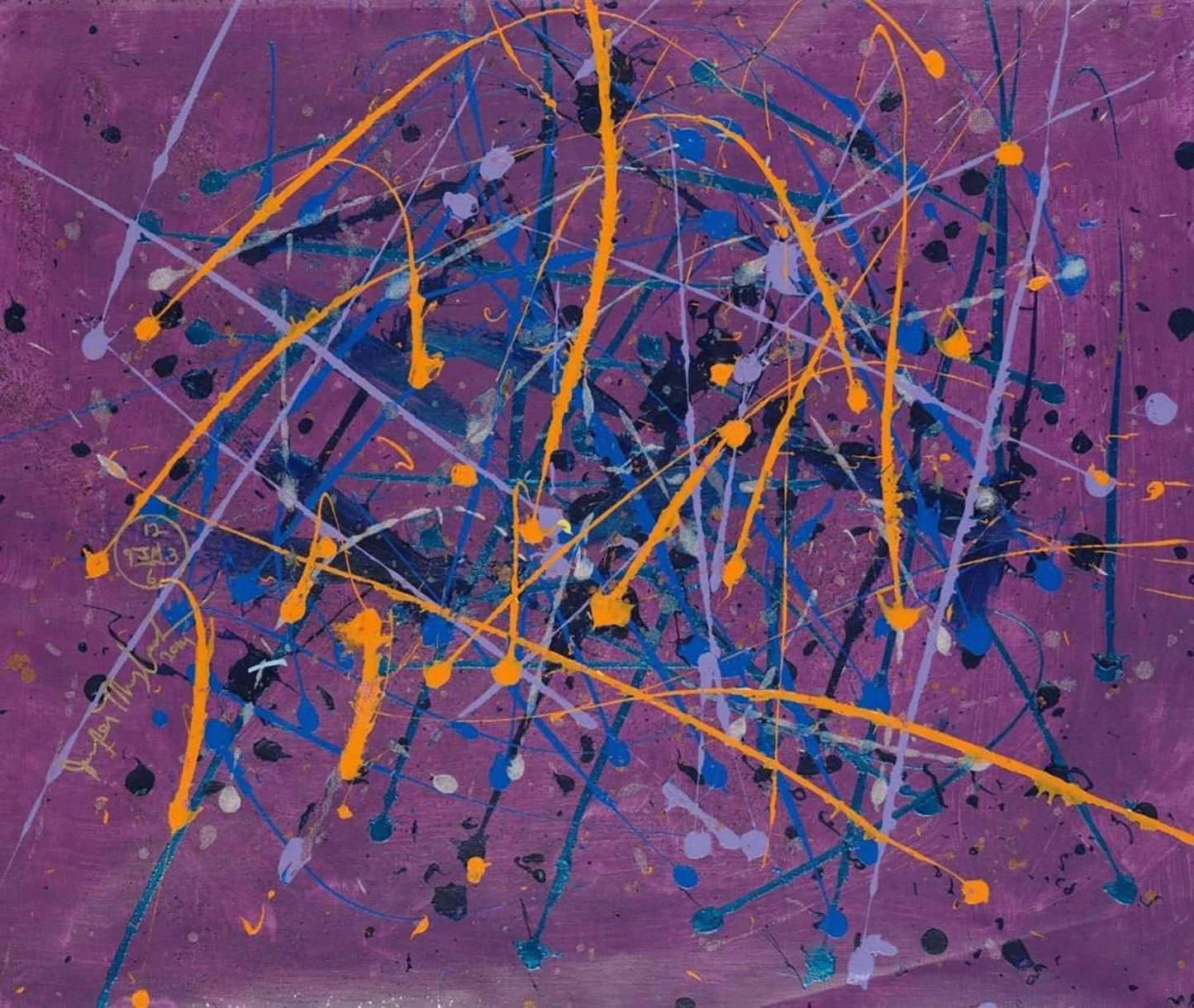 Plum Universe #2 - Original Painting - Jumper Maybach