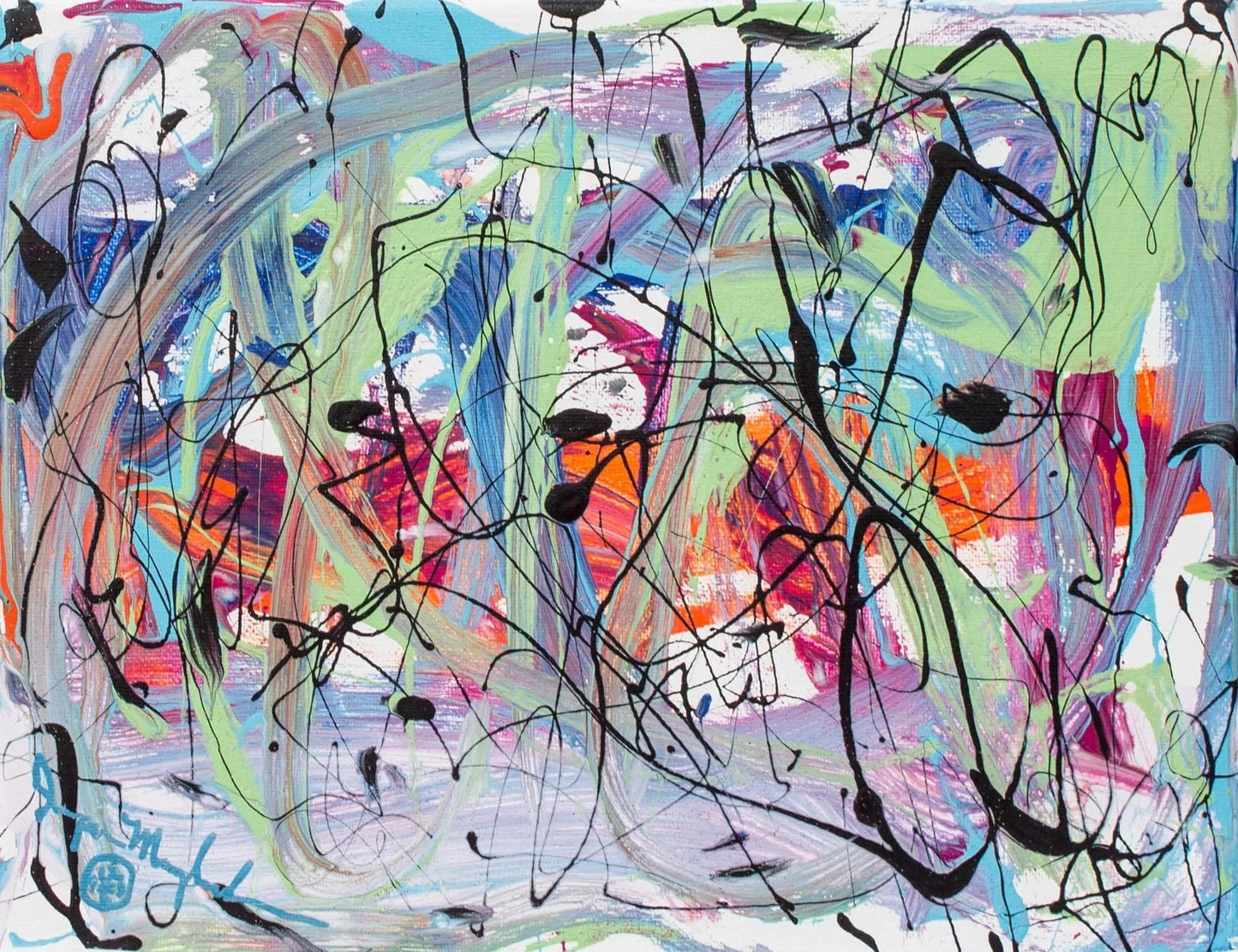 Rainbow Rhapsody - Original Painting - Jumper Maybach