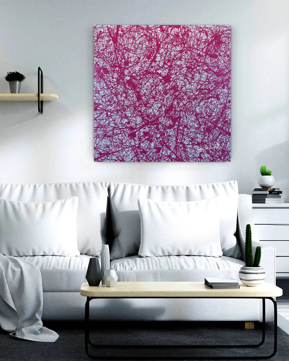Original Print Red Galaxy by Jumper Maybach 2