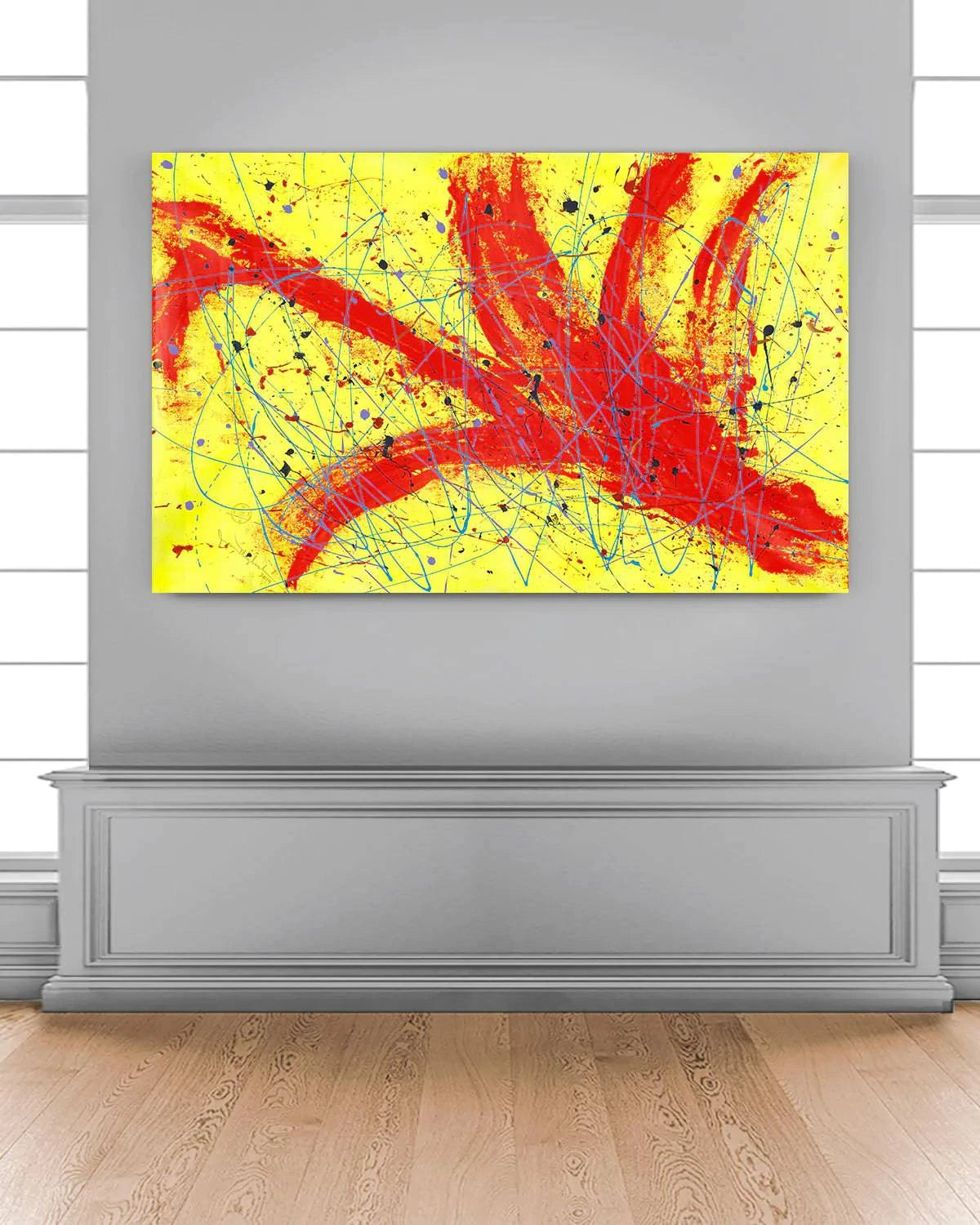 Red Rocket - Original Painting - Jumper Maybach