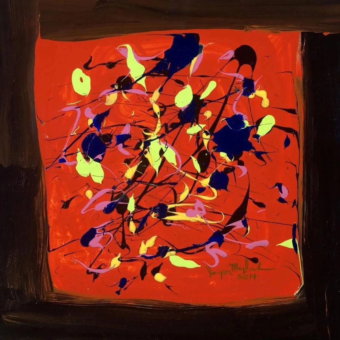 Red Spring - Original Painting - Jumper Maybach