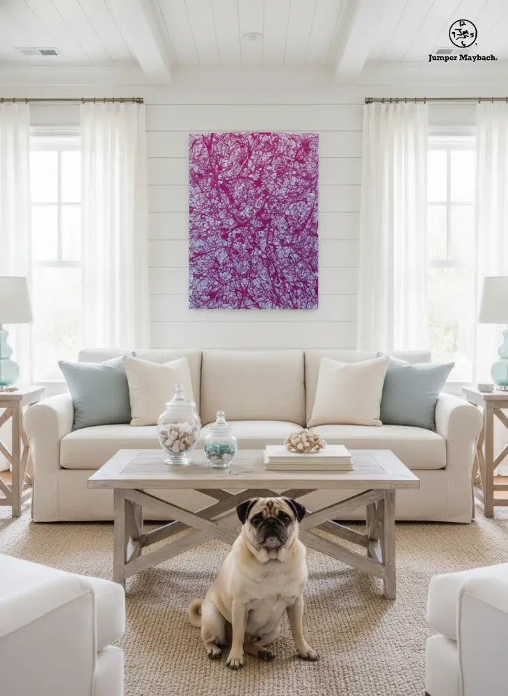 Red Galaxy - Original Painting - Jumper Maybach
