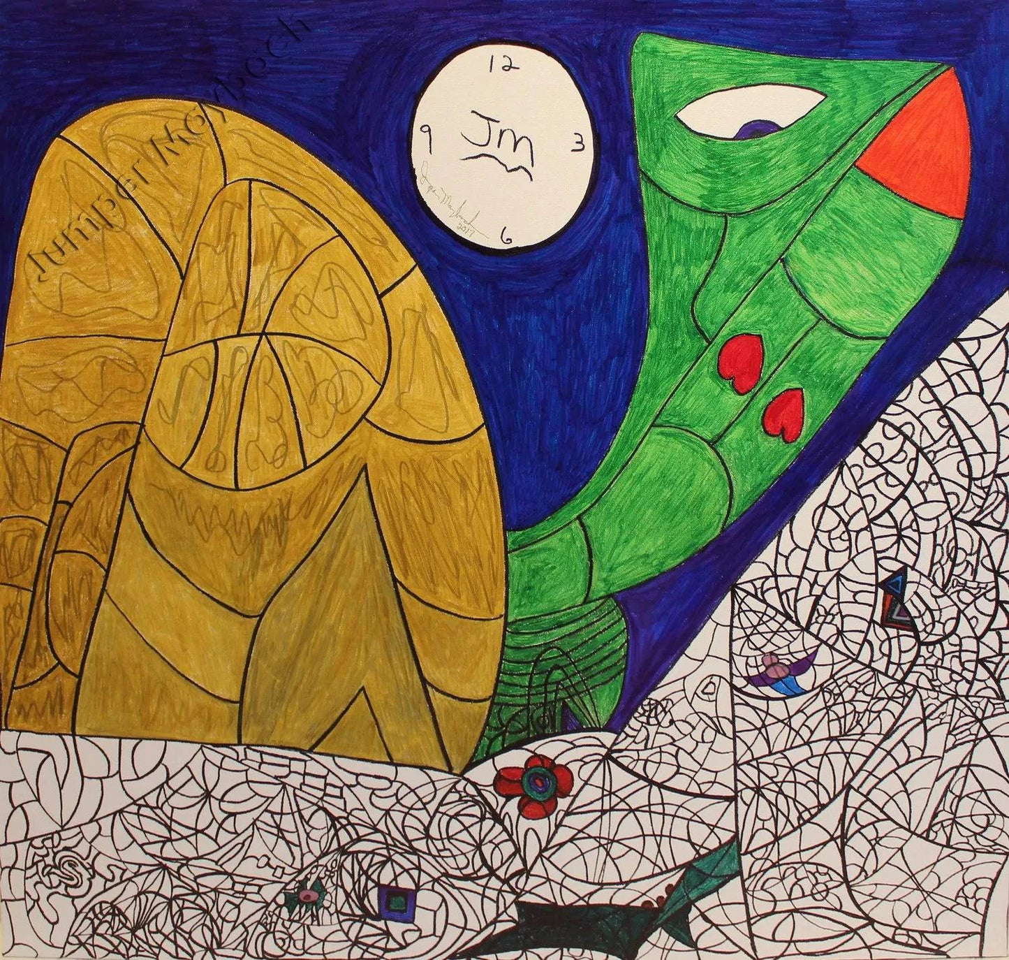 Sidney the Turtle - Original Painting - Jumper Maybach
