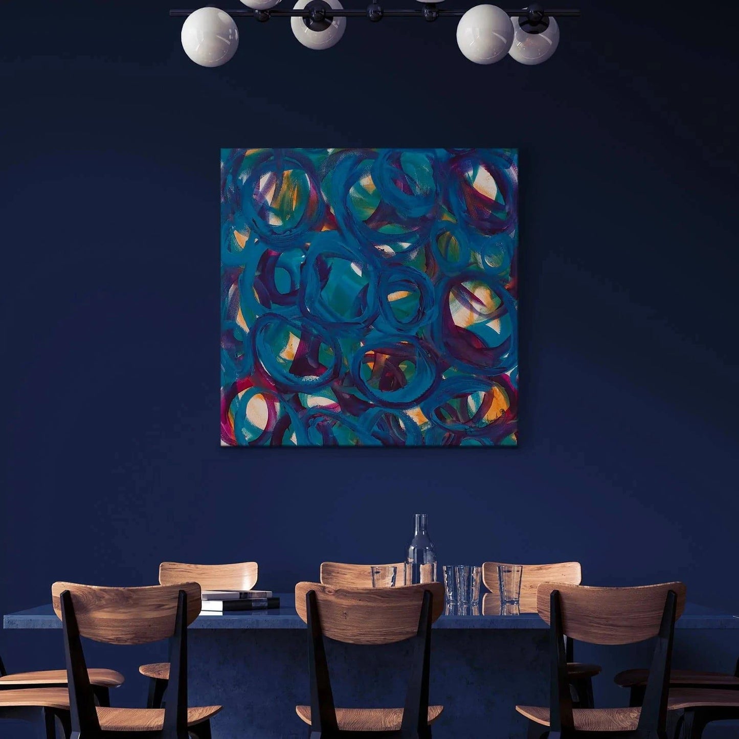 Spinning Out Giclée Hand Signed by Jumper Maybach 1