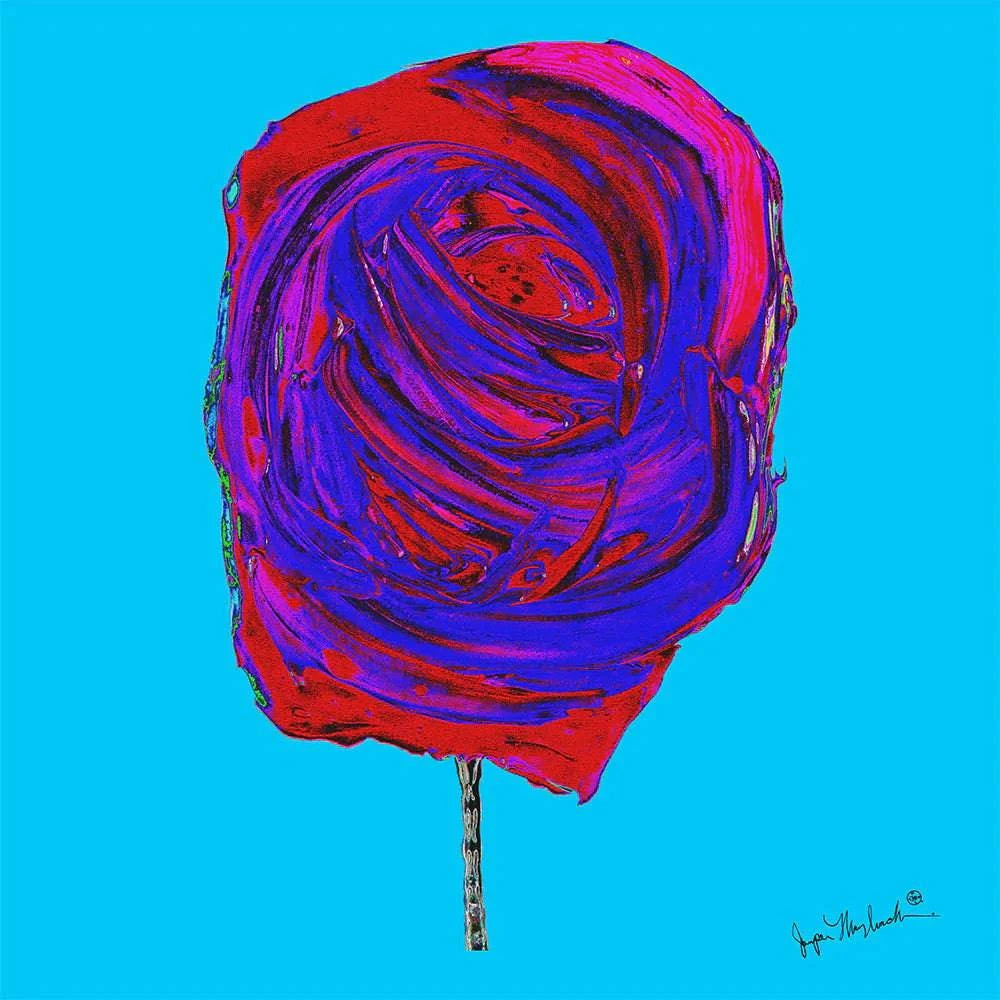 Original Print Cosmic Cherry Cotton Candy by Jumper Maybach 1