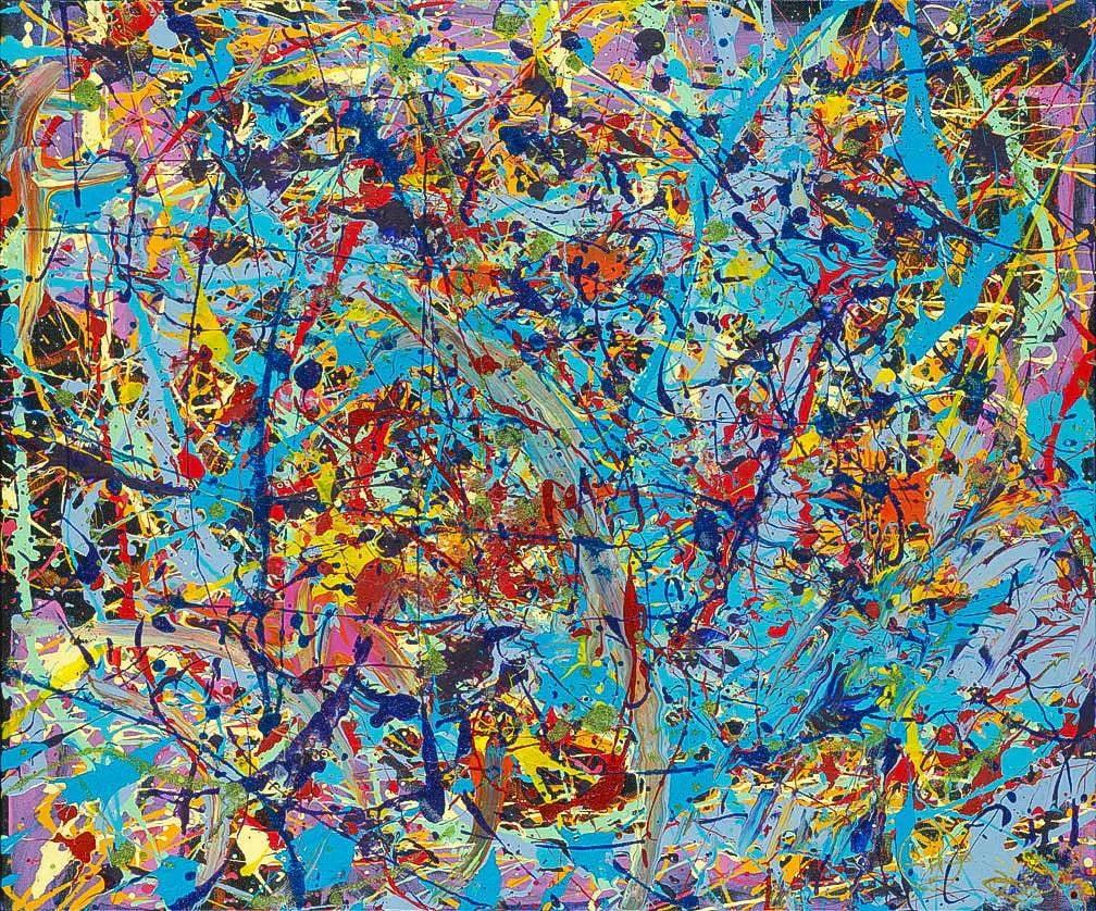 Taffy Galaxy Whew - Original Painting - Jumper Maybach