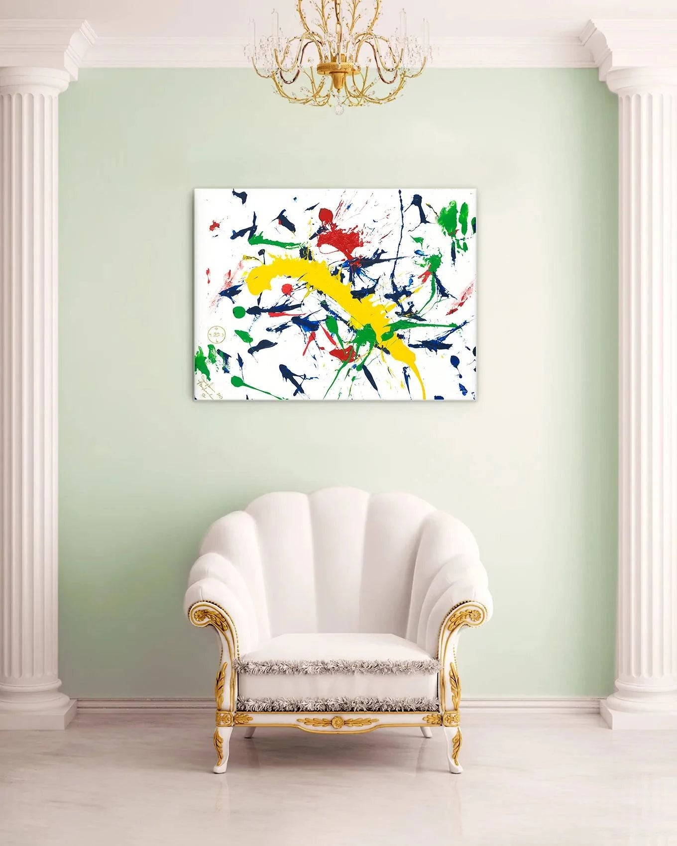 Taffy Celebration #2 - Original Painting - Jumper Maybach
