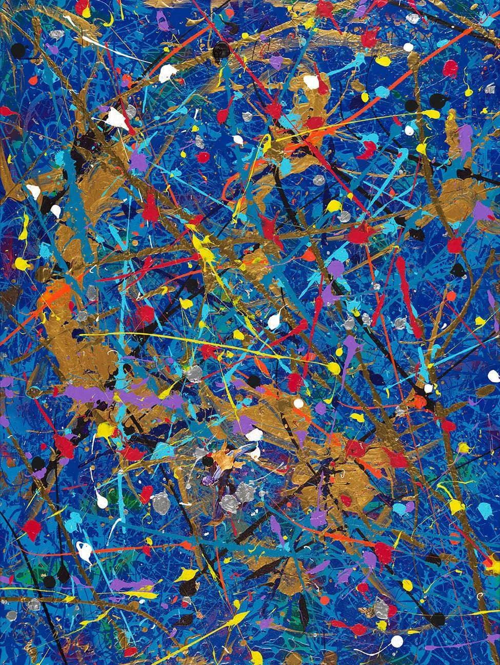 Blue Space - Original Painting - Jumper Maybach