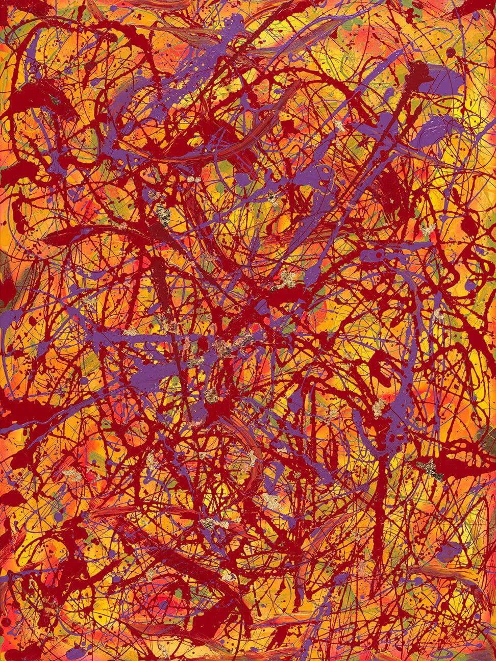 Orange Space - Original Painting - Jumper Maybach