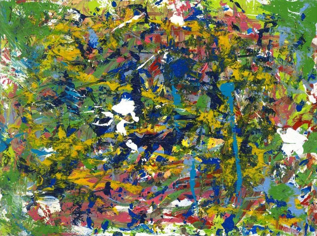 Garden Time - Original Painting - Jumper Maybach