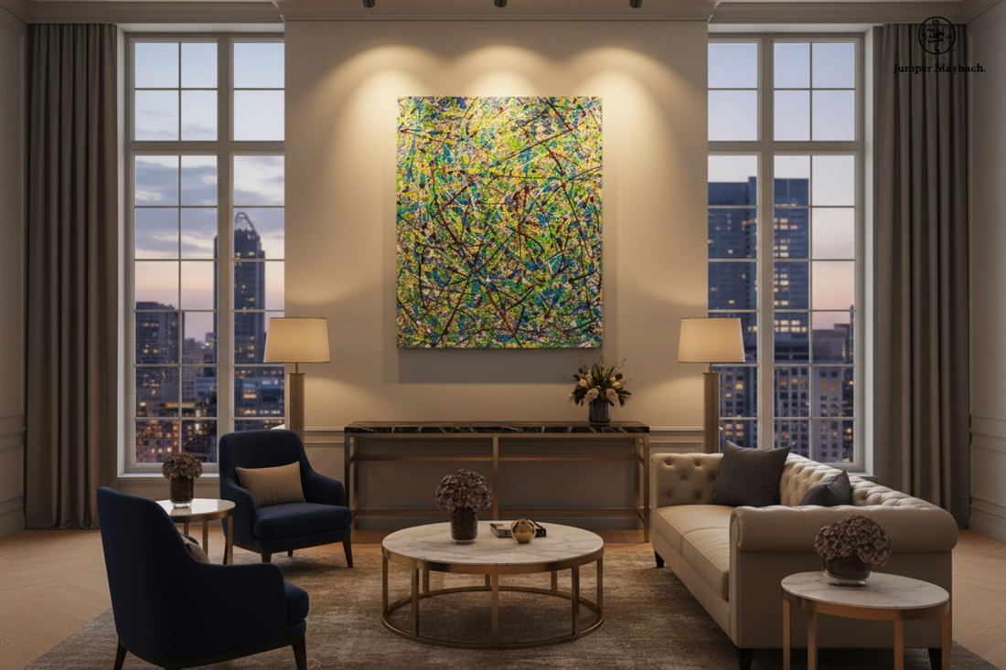 Abstract Paintings That Hold the Whole Room
