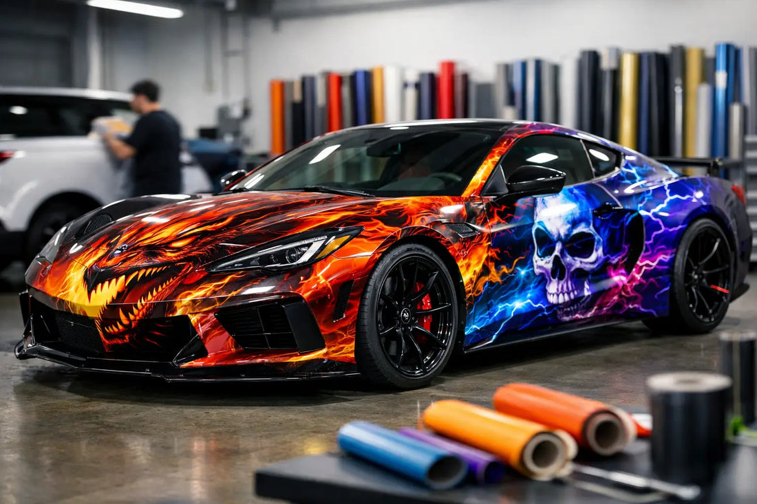 Custom Art for Vehicle Wraps That Commands Attention