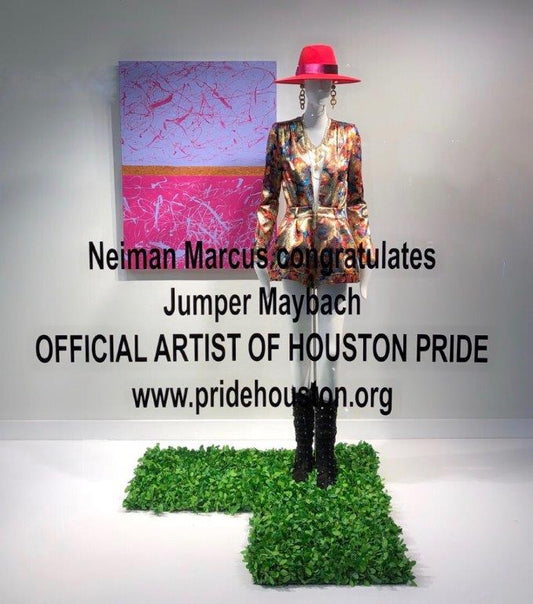 Relevant Secures Window Of Neiman Marcus @ The Galleria In Houston In Support Of It’s LGBT Artist Jumper Maybach