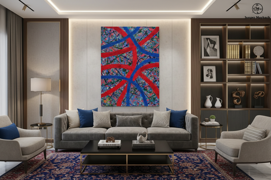 How to Display Large Paintings With Presence