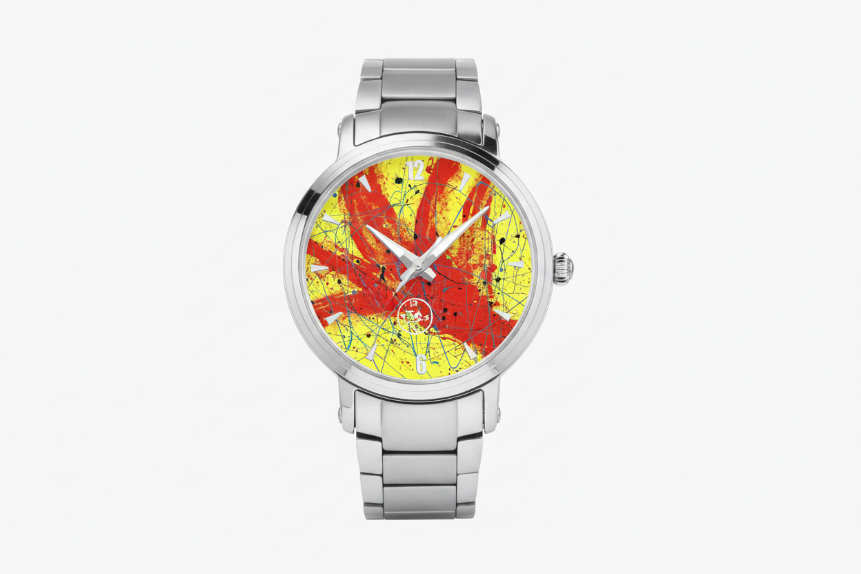 Red Rocket Steel Bracelet Automatic Watch (With Indicators) by Jumper Maybach® - Jumper Maybach