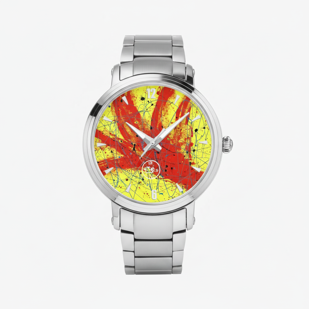 Red Rocket Steel Bracelet Automatic Watch (With Indicators) by Jumper Maybach® - Jumper Maybach