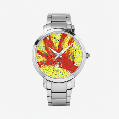 Red Rocket Steel Bracelet Automatic Watch (With Indicators) by Jumper Maybach® - Jumper Maybach